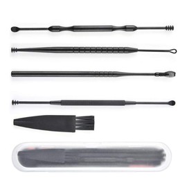 VOANZO 3 Set Earwax Removal, Ear Cleaning Kit, Earwax Removal Tool, Earplugs, Earwax Remover, New Turbofan Structure for Full Ear Cleaning
