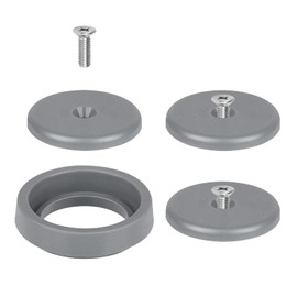 Pre-Rinse Sprayer Valve Repair Kit for Commercial Sink Faucet Dish Spray Valve, Spray Face Bumper and Screw Repair Kit 1.42 GPM High-Pressure, Gray