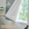 Jilron Adhesive Curtain,100% Blackout Curtains, No Drilling, Suitable for Multi-Scenes