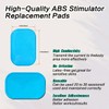 LELTLIMH 50 Pcs/25 Packs Gel Pads for ABS Stimulator Training