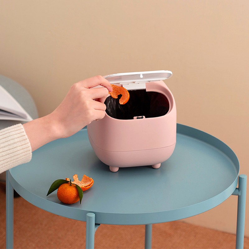 Dressing Table Mini Trash Can Home Office Fashionable Cute Makeup