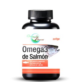 Green House Omega 3 de Salmn Puro (EPA - DHA), con Vitamina E, Beneficia el Sistema Cardiovascular y Neuronal, Aumenta la Energa y Retencin de...     