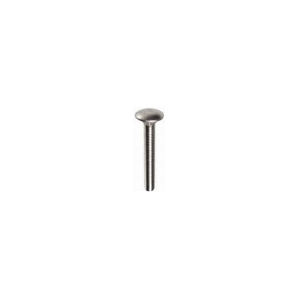 M5 5mm x 25mm A2 Stainless Steel Cup Square Carriage Bolts Without Nuts (Pack of 50 Coach Bolts)
