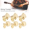 String Tuning Key for SemiClosed Guitar 3 Left 3 Right