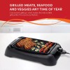 Elite Gourmet EGL-3450# Smokeless Electric Tabletop Grill Nonstick, 5-Serving