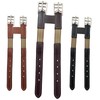 Majestic Ally Leather Girth Extender with Heavy-Duty Elastics, Durable, Flexible