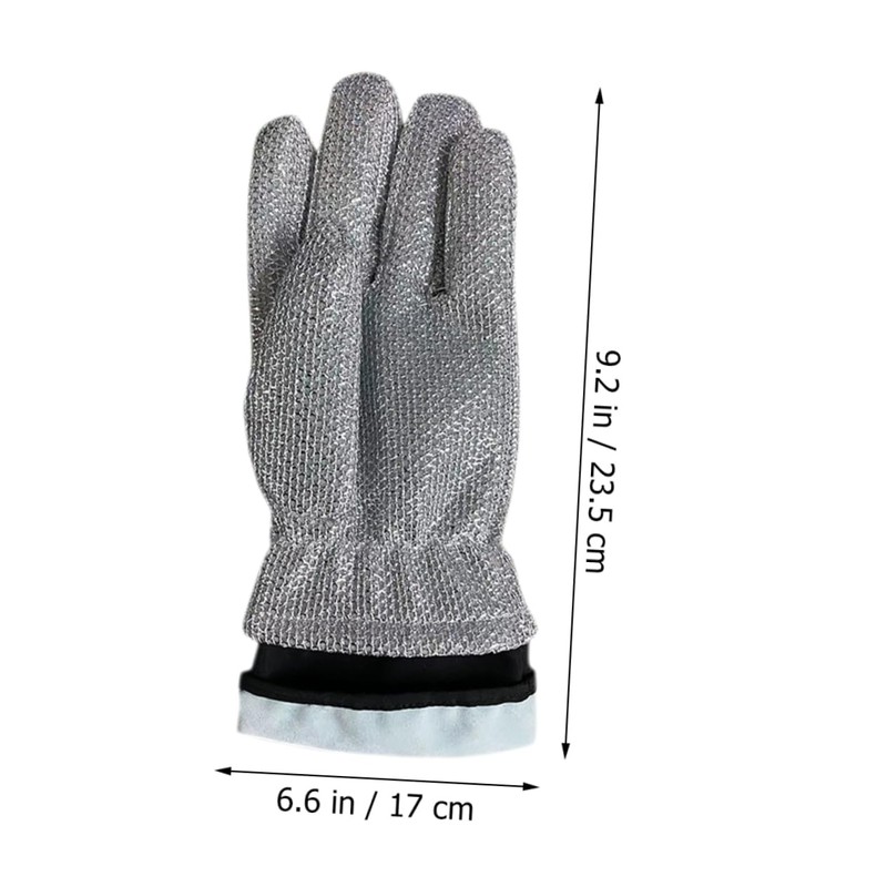 KICHOUSE Comfortable Kitchen Washing Gloves Heat Resistant Dishwashing Gloves for
