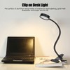USB Desk Lamp 360° Angle Adjustable Clip On Gooseneck Reading