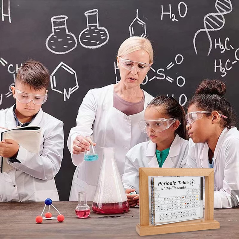 Periodic Table with Real Elements, Acrylic Periodic Table of 83