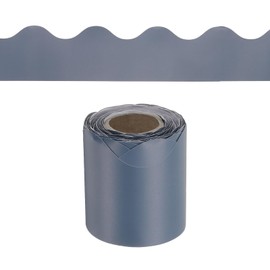 QUARKZMAN Pinboard Border 32.8 Feet Wavy Border Decorative Rolled Classroom Borders for Decorating Pin Board at Home, Classroom and Office, Deep Blue