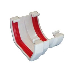 Square to Round Gutter Adaptor White
