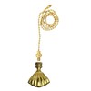 Royal Designs, Inc. Seashell Lamp Finial with Fan Pull Chain,