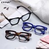 OWTXIS Oversized Reading Glasses for Women Large Frame Blue Light