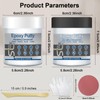 Grey Metal Epoxy Putty for Repair, 2 Part 16Oz Wood