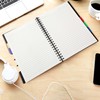 CAGIE A5 Notebook with Index Ruled Spiral Bound 220 Sheets