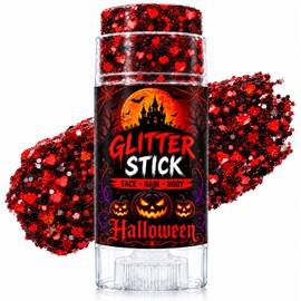 Halloween Body Glitter Stick, Hair Glitter for Kids, Halloween Accessories