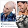2pcs Magnetic 6 Blade Head Shaver Replacement Heads for Doao