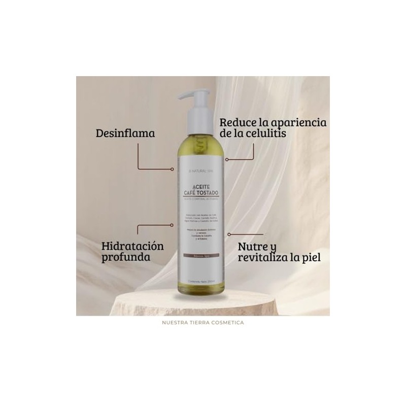Aceite Corporal Café Tostado Cacao Y Centella 250ml Spa