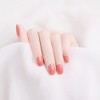 24pcs Removable Solid Color Nail Tips Shallow Tight Color Nail