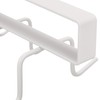 Relaxdays Hook Cabinet Insert, 8 Hooks, Metal, No Drilling, Wardrobe