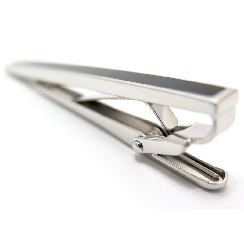mila schon Simple Black Tie Bar (Tie Clip/Tie Clip)