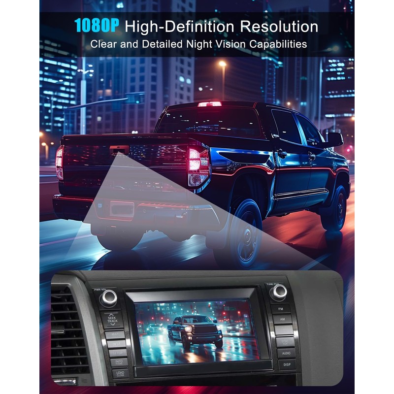 AUGREX Rear View Backup Camera Tailgate Handle Reverse Camera Fit