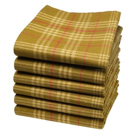 merrysquare - Thick Work Handkerchiefs - Large Size 19 inches- 100% Cotton - 6 Pieces - Arnold Model