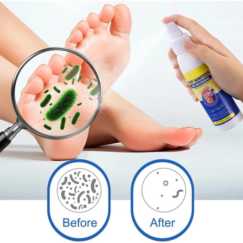 Aromixe Foot Sanitizer Spray 120ml – Antimicrobial with Tea Tree
