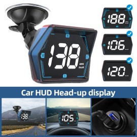 GPS Digital Speedometer Car Truck Motorcycle Head Up Display Odometer HUD MPH