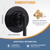T2901BL Shower Handle Replacement for Moen T2901BL Gibson Posi-Temp Valve
