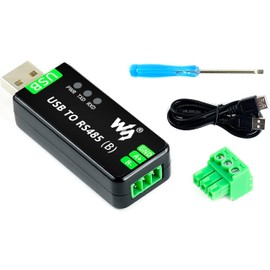 Industrial USB TO RS485 Bidirectional Converter Onboard CH343G Chip, Multi-Protection Circuits 300bps-3Mbps Baudrate Support Linux,Android,WinCE,Win10/8.1/8/7/XP, Up to 1.2km Transmission Distance