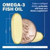 (3 unidades) Aceite de pescado Omega-3 sin colesterol de 1000