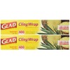 Glad Cling Plastic Wrap, 400 Square Foot Roll, 400 Sq