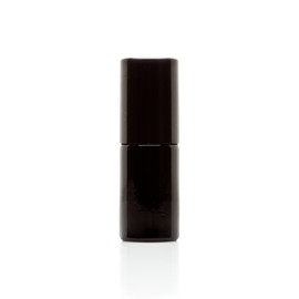 Infinity Jars Black Ultraviolet Glass Roller Bottle for Essential oil,Perfume Cosmetics, Moisturizer Airtight Black Bottles Cosmetic Containers Roller Bottles w/Black Cap Variety Pack (5Ml-100Ml)