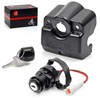 MOTO1988 Ignition Key Switch & Switch Cover Compatible with Yamaha