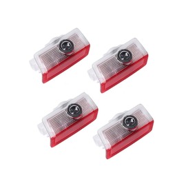 4PCS Car LED Door Lights Logo Projector Ghost Shadow Ground Courtesy Light Compatible with A B C E M GL GLA GLC GLE GLS W176 W246 W205 W212 W156