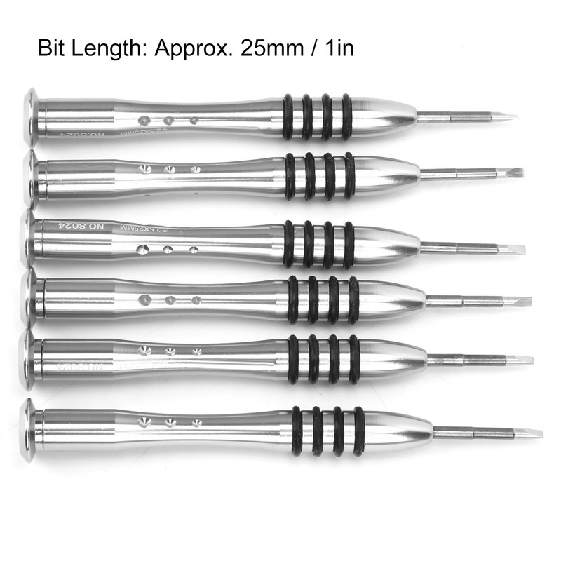 6Pcs Slot Screwdriver Electronic Product Disassembly Repair Hand Tightening Tool