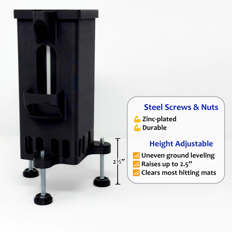 Adjustable Leveling Protective Case for Square Golf Launch Monitor
