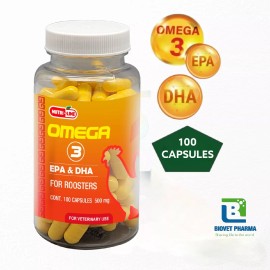 NUTRI-LINE VITAMINA COMPLETA PARA GALLOS, OMEGA 3 FOR ROOSTER, CHICKEN NUTRI-LINE 100 CAP