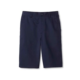 French Toast Boys Pull-On Twill Shorts School Uniform for Kids, Navy, 14 Husky