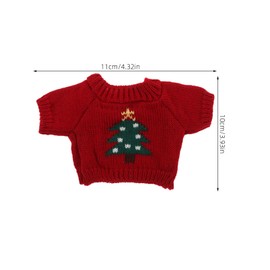 Toyvian Clothes, Doll Clothes Bear Hoodie Sweater Fit 14-18 Inches Bears, Sublimation Stuffed Animal Clothes Cute Tiny Clothes DIY Bear Toy Make Your Own Plush Doll Clothes