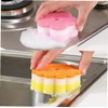 5pcs Flower Shape Sponge Brush Super Absorbent Sponges Scouring Pads