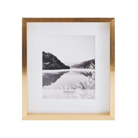 MIKASA Matted Picture Frame, 8x10 Inch, Gold