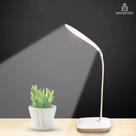 Importeek Lampara Escritorio Recargable Usb Led Ajustable 360 Lectura