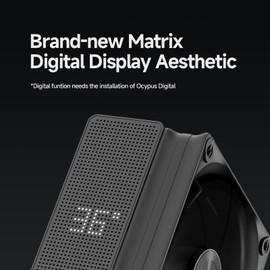 A40 Digital CPU Air Cooler,High-Performance 260w TDP 4 Copper Heat Pipes, Single-Tower CPU Fan Cooler Digital with PWM Fans for Intel 1851/1700/1150/1151/1200,AMD Am4/Am5