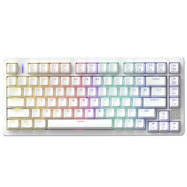 IROK ND75 Rapid Trigger Magnetic Switch Mechanical Keyboard TKL 75% Hot Swapped RGB Backlight Programmable Wired Gaming Keyboard for Win/Mac Gamer-White