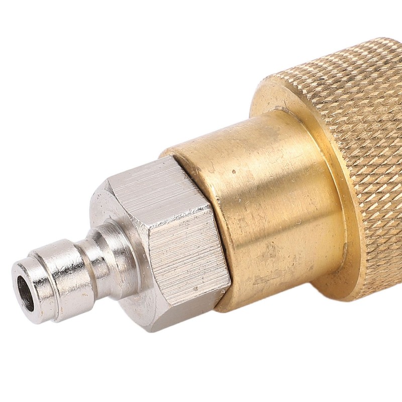 Soda Refill Adapter Machine Maker Brass Connector TR21‑4 Male Thread