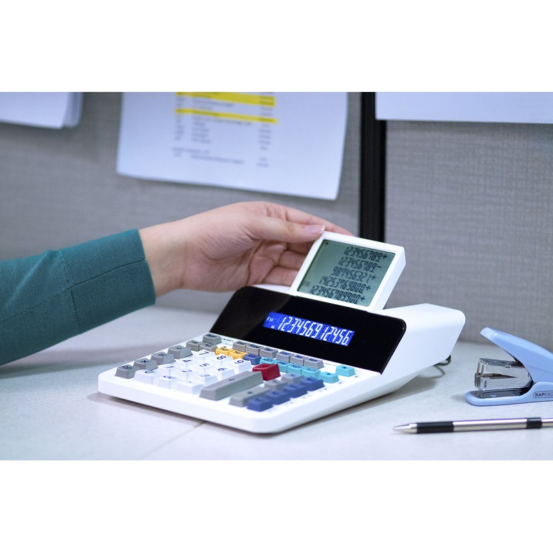 Sharp Paperless Printing Desk Calculator w/Check and Correct, Large 12-Digit