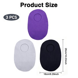 Benaewa 3 Pcs Ostomy Bag Covers, Reusable Colostomy Bag Covers for Men Women Ileostomy Urostomy, Nursing Accessories