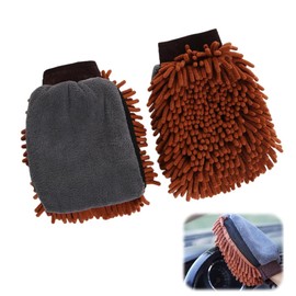 WUSJCOF 1 Stück Multifunktional Auto Reinigungshandschuh Mikrofaser Auto Waschhandschuh Auto Handschuhe